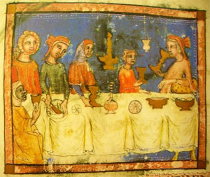 Illumination from the Sarajevo Haggadah