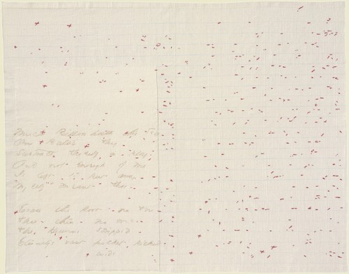 Jen Bervin: Dickinson Fascicles