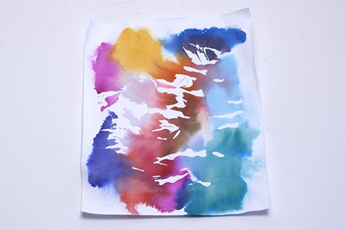 Bleeding Tissue Paper Pages for Gallery Book