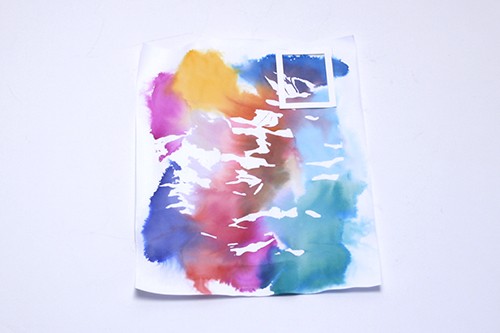 Bleeding Tissue Paper Pages for Gallery Book