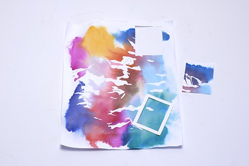 Bleeding Tissue Paper Pages for Gallery Book