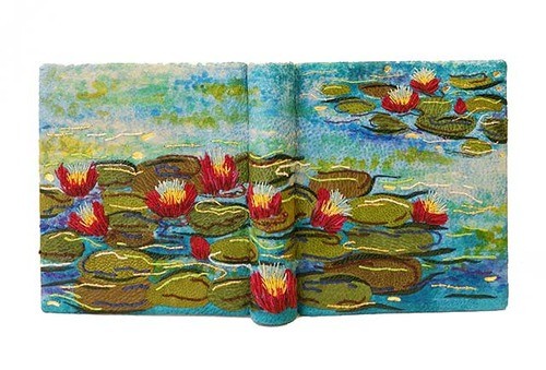 Hanna Brown’s binding for a book on Monet