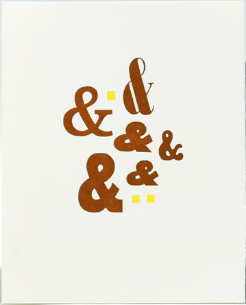 ampersand print