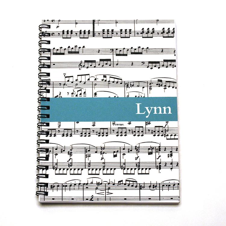 personalized music lesson planner with staff paper note personalized monthly calendar